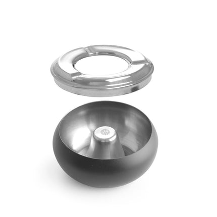 Terrasasbak zwart, HENDI, âŒ€105x(H)58mm