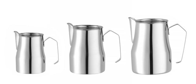 Melkkan met V-vormige schenktuit, HENDI, 0,7L, âŒ€84x(H)130mm