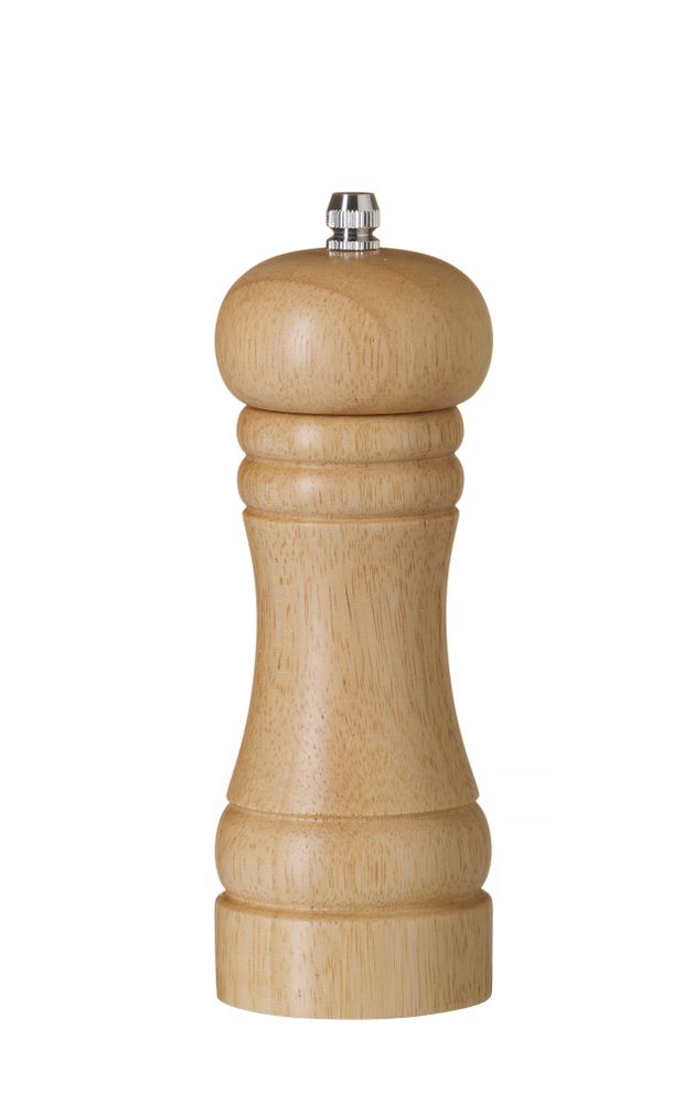 Houten pepermolen, HENDI, Hout licht, âŒ€57x(H)165mm