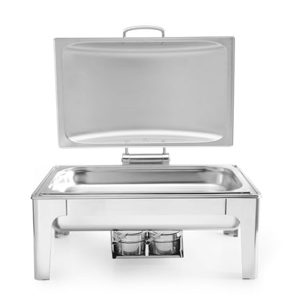 Chafing dish GN 1/1 satin finish, HENDI, Profi Line, 9L, 570x430x(H)290mm
