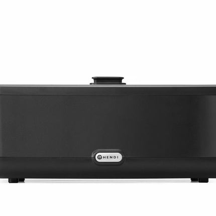 Chafing dish UNIQ, HENDI, designed by Robert Bronwasser, Zwart, 220-240V/700W, 607x402x(H)245mm