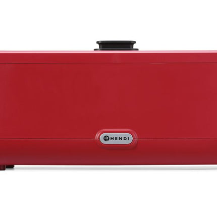 Chafing dish UNIQ, HENDI, designed by Robert Bronwasser, Rood, 220-240V/700W, 607x402x(H)245mm