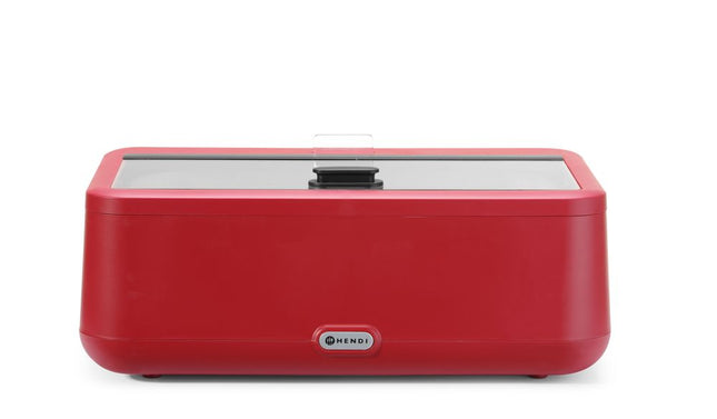 Chafing dish UNIQ, HENDI, designed by Robert Bronwasser, Rood, 220-240V/700W, 607x402x(H)245mm