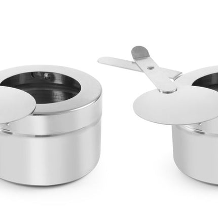 Houder voor chafing dish brandstofblikje 2 stuks., HENDI, 2 st., 90x(H)60mm