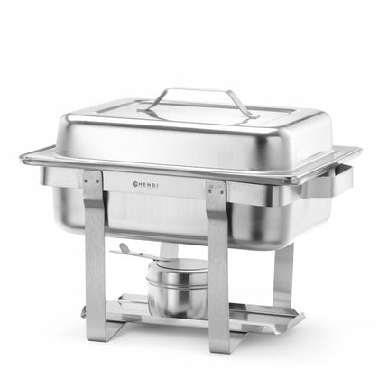 Chafing dish Gastronorm 1/2, HENDI, Kitchen Line, 4,5L, 385x295x(H)310mm
