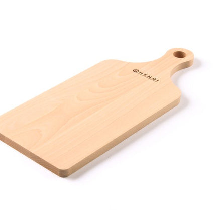 Snijplank met greep, HENDI, Hout licht, 390x160mm