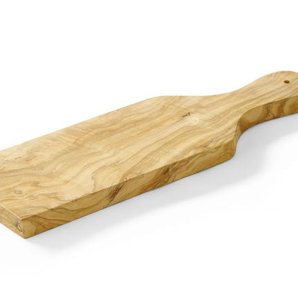 Serveerplank met handvat, olijfhout, HENDI, 350x120x(H)18mm