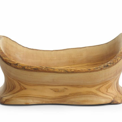 Decoratieve kom olijfhout, HENDI, 365x200x(H)290mm
