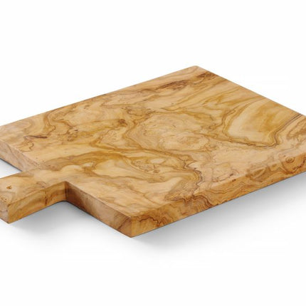 Serveerplank olijfhout, HENDI, 340x230x(H)22mm