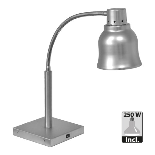 warmhoudlamp met voetstuk