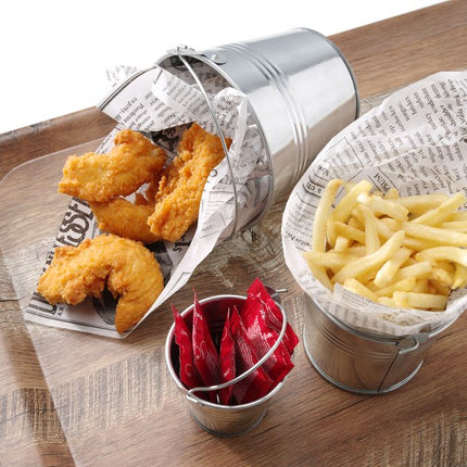Dienblad van melamine met hout bedrukking, AmerBox, Hout, 370x530mm