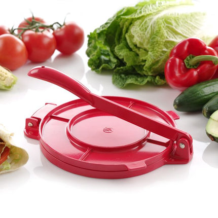 Tortilla pers, HENDI, Rood, 250x200x(H)95mm