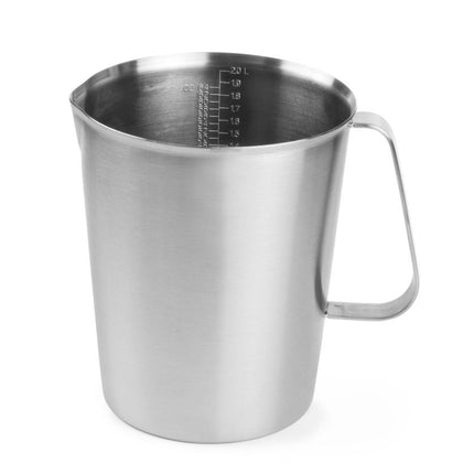 Maatbeker roestvast staal, HENDI, 2L, âŒ€140x(H)170mm
