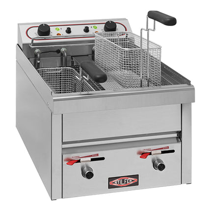 Friteuse 10L+10L