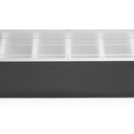 Ingrediëntenhouder 6 containers, BarUp, 480x150x(H)100mm