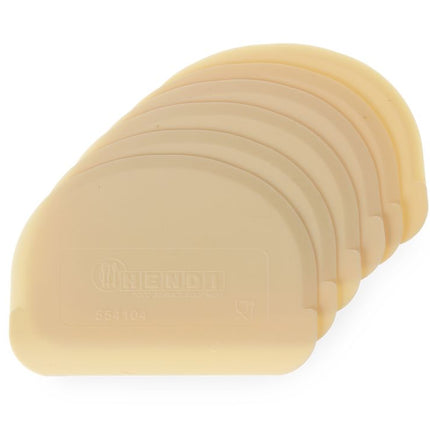 Deegschraper flexibel - 6 st., HENDI, 6 st., 120x88mm