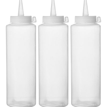 Dispenser flacon sets - 3 st., HENDI, 0,35L, Transparant, 3 st., âŒ€55x(H)205mm