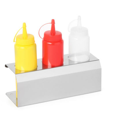 Saus standaard, HENDI, 3 gaten 50 mm, 209x80x(H)78mm