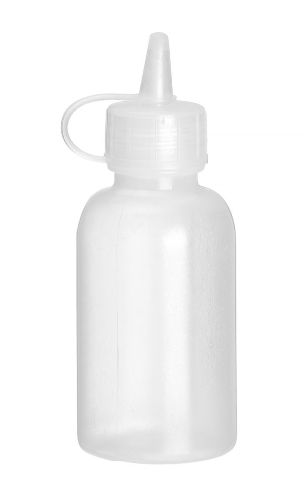 Mini saus dispenser - set van 4 stuks., HENDI, 0,05L, Transparant, âŒ€35x(H)100mm
