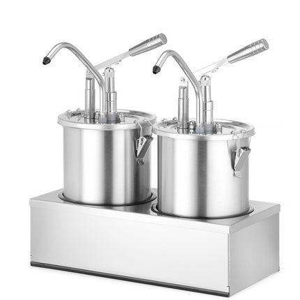 Sauspomp roestvast staal set 2 stuks, HENDI, 9L, 400x200x(H)440mm