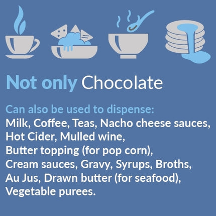 Chocolademelk dispenser 05L