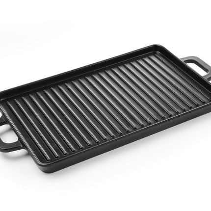 Mini grillpan Little Chef, HENDI, Zwart, 320x162x(H)20mm