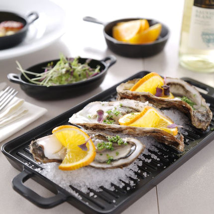 Mini grillpan Little Chef, HENDI, Zwart, 320x162x(H)20mm