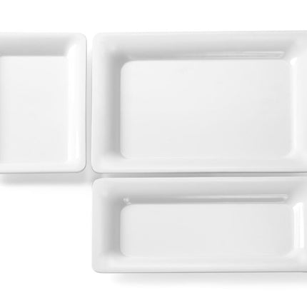 Gastronorm trays met slanke rand, HENDI, GN 1/2, 325x265x(H)20mm