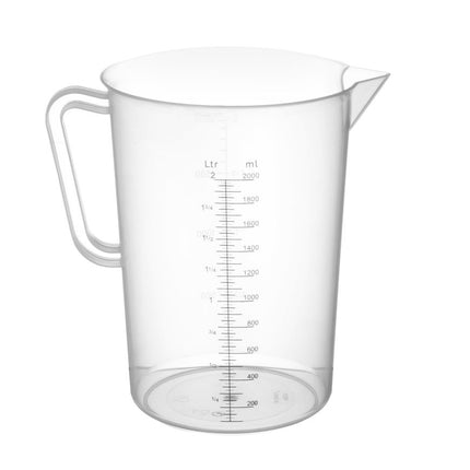 Maatbeker polypropyleen, HENDI, 2L, âŒ€140x(H)215mm