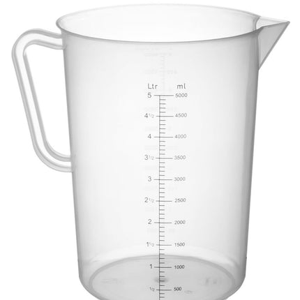 Maatbeker polypropyleen, HENDI, 5L, âŒ€190x(H)270mm