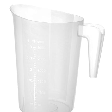 Maatbeker stapelbaar, HENDI, 3L, âŒ€181x(H)233mm