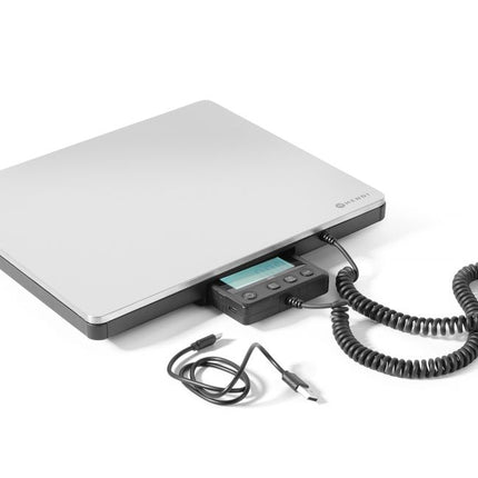 Digitale weegschaal tot 200 kg, HENDI, 298x248x(H)37mm