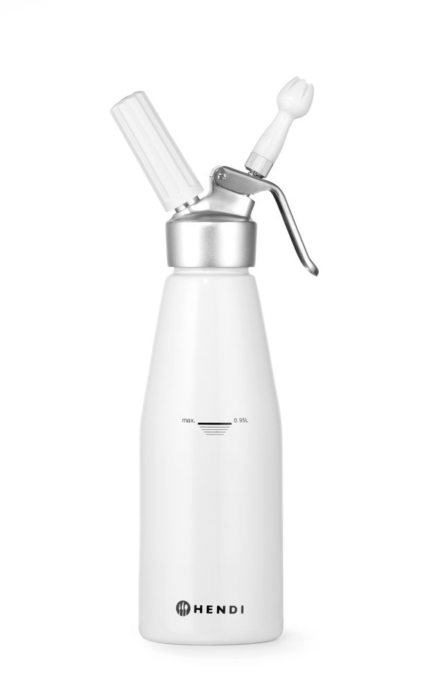 Slagroomapparaat, HENDI, Kitchen Line, 0,95L, âŒ€95x(H)320mm