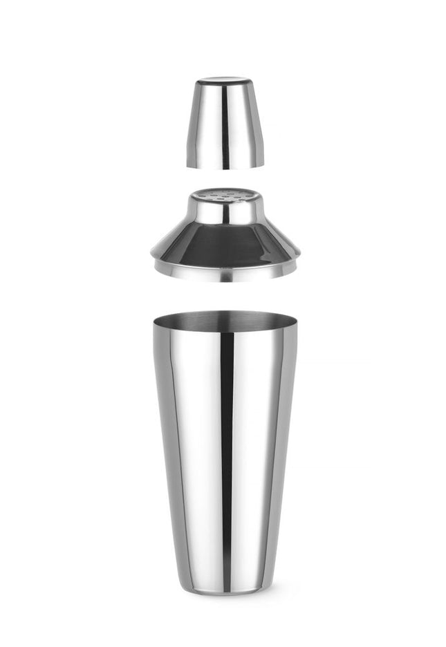 Cobbler shaker 3-delig, BarUp, 0,75L, âŒ€90x(H)255mm