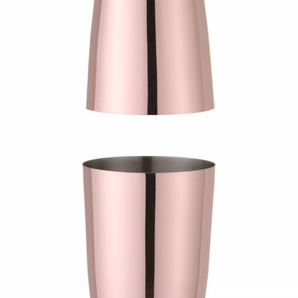 Tin-on-Tin Boston shaker, BarUp, 0,8L, Koper, âŒ€90mm