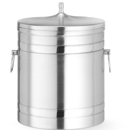 IJsemmer dubbelwandig, BarUp, 5L, Zilver, âŒ€200x(H)230mm