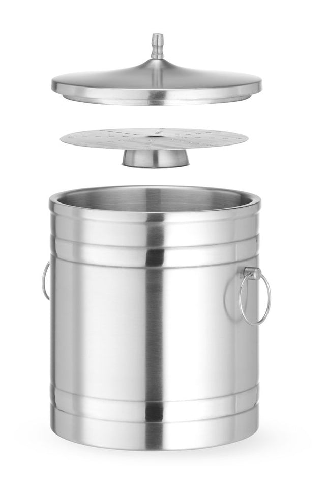 IJsemmer dubbelwandig, BarUp, 5L, Zilver, âŒ€200x(H)230mm