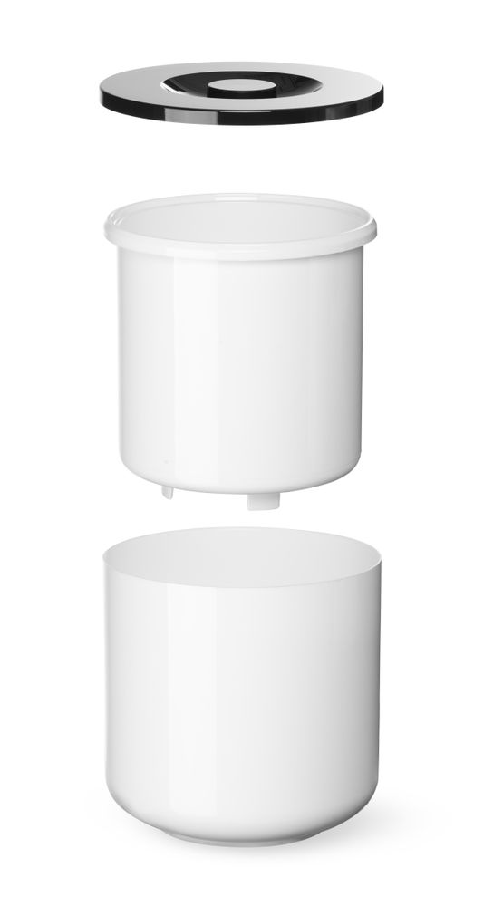 IJsemmer wit dubbelwandig, BarUp, 5L, Wit, âŒ€190x(H)200mm