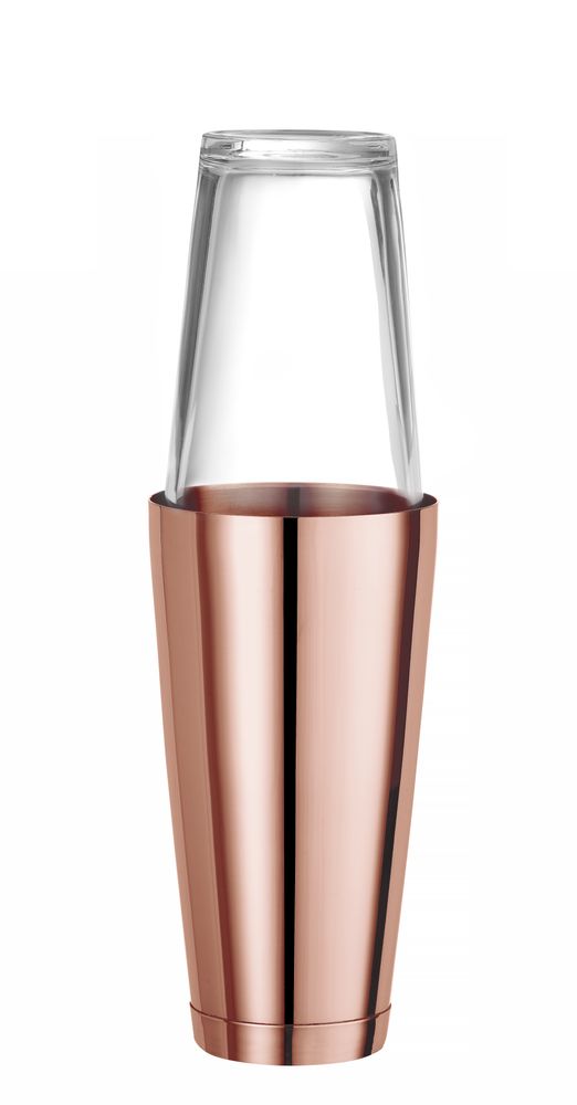 Boston shaker, BarUp, 0,8L, Koper, âŒ€90mm
