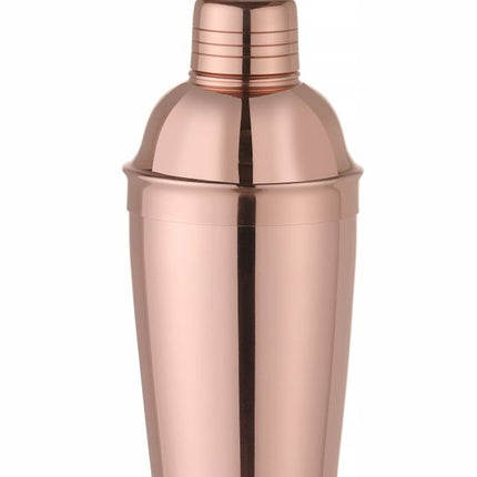 Cobbler shaker 3-delig, BarUp, Koper, âŒ€85x(H)240mm