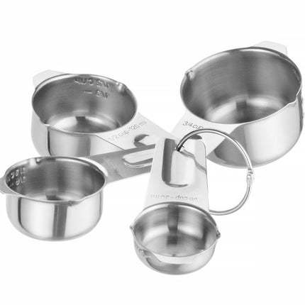 Maatbekers - set van 4 stuks., HENDI, 135x80x(H)45mm