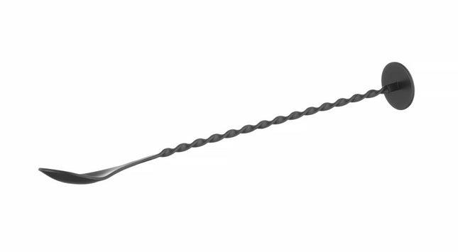 Barlepel met stamper, BarUp, Zwart, 280x35mm