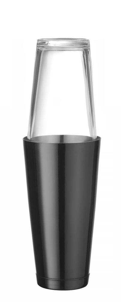 Boston shaker, BarUp, 0,8L, Zwart, âŒ€x(H)mm