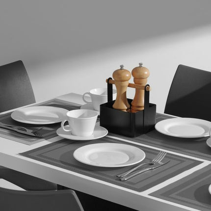 Placemat, frame set, HENDI, Grafiet, 6 st., 450x300mm