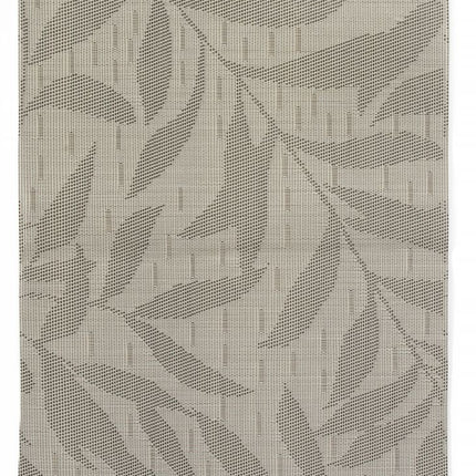 Placemat, bladeren â€“ set, HENDI, Lichtgrijs, 6 st., 450x300mm