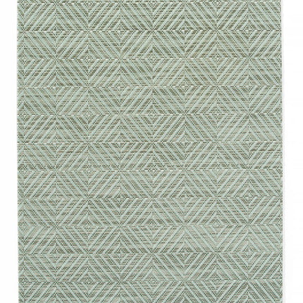 Placemat, geometrisch patroon set, HENDI, Groen, 6 st., 450x300mm