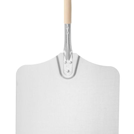 Pizzaschep vierkant met korte handgreep, HENDI, 355x710mm