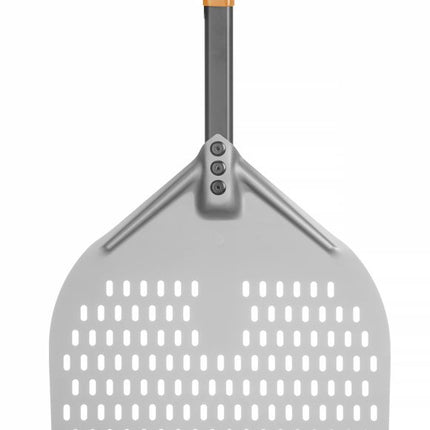 Pizzaschep vierkant geperforeerd, HENDI, 350x710mm