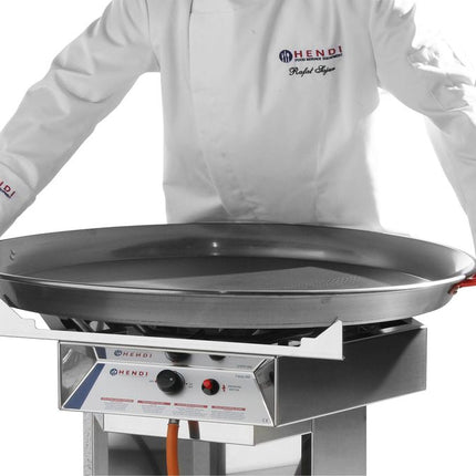 Paellapan, HENDI, Geschikt voor 'FiÃ«sta' gas grill 146002, âŒ€600x(H)40mm