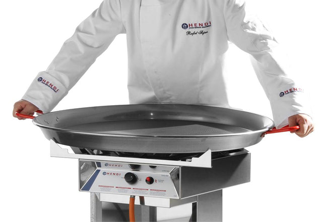 Paellapan, HENDI, Geschikt voor 'FiÃ«sta' gas grill 146002, âŒ€600x(H)40mm